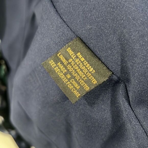 Iman 2 piece velvet blue floral blazer top xs - Picture 10 of 10